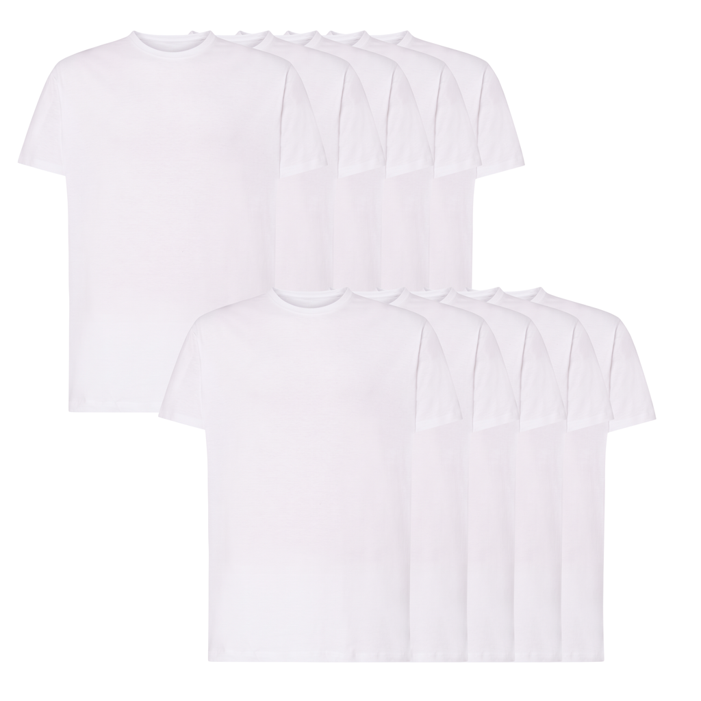 PACK 10 TSHIRTS UNISEXO PERSONALIZADAS - Envia o teu Design