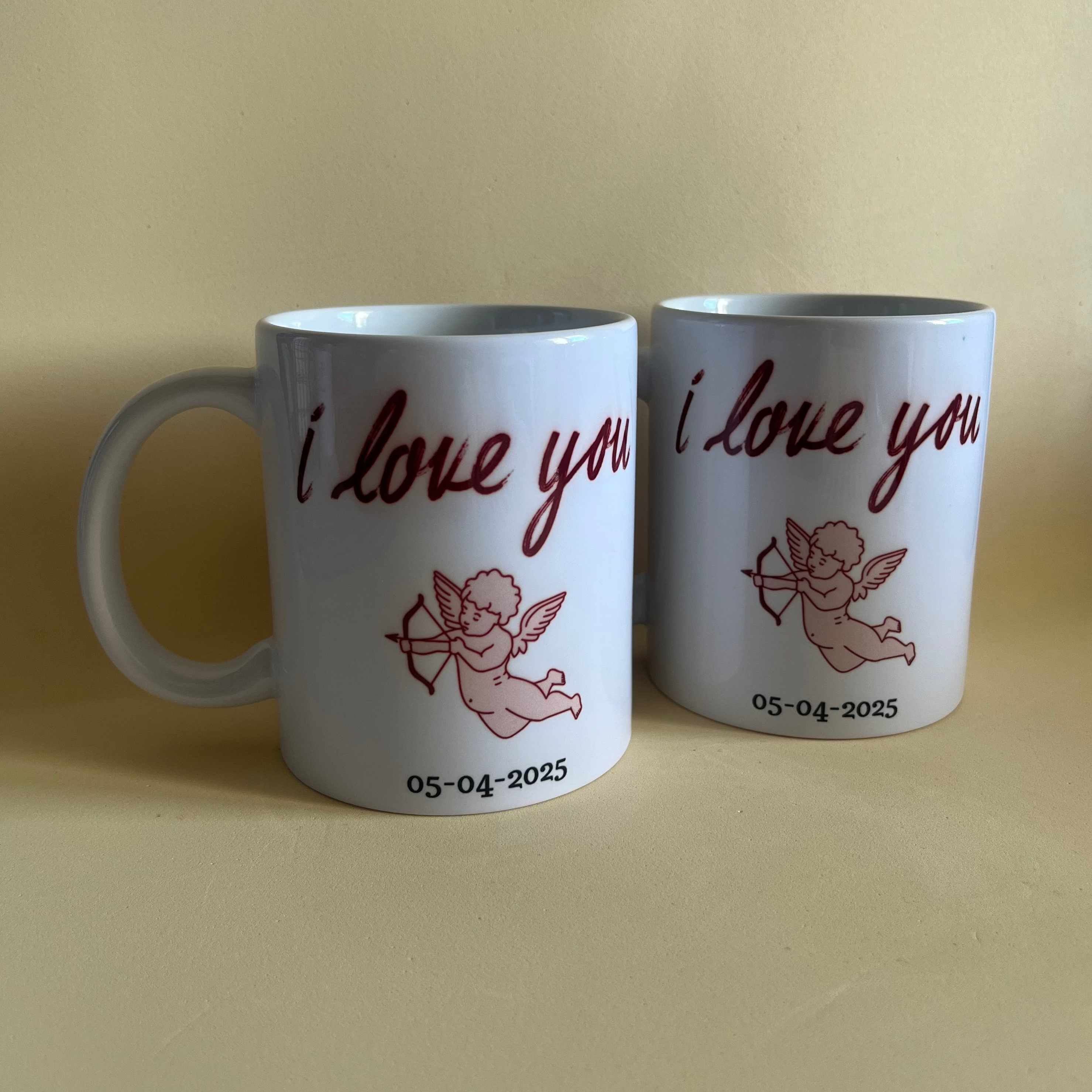 PACK 2 CANECAS - I LOVE YOU (MODELO PERSONALIZÁVEL)