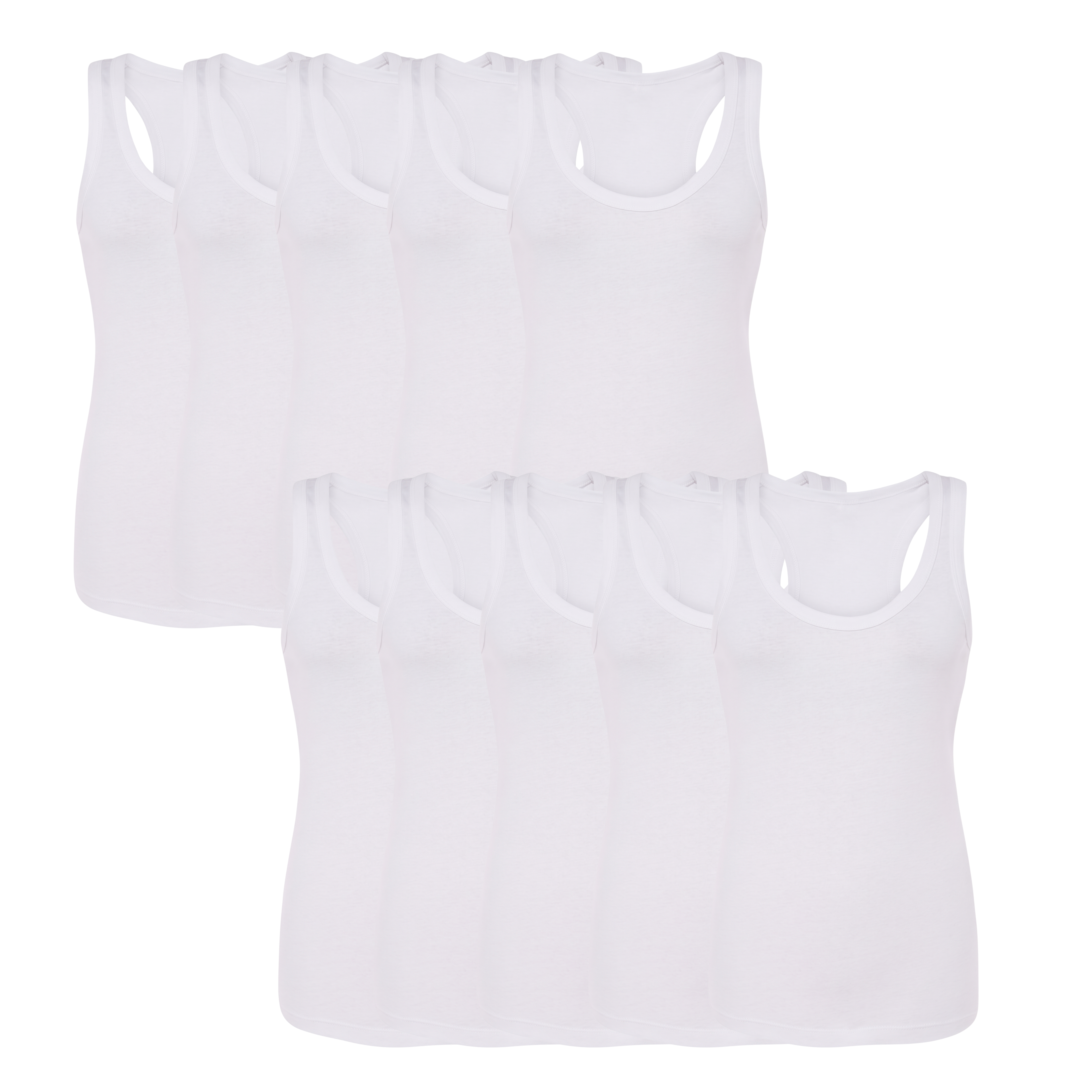 PACK 10 REGATAS MULHER PERSONALIZADAS - Envia o teu Design