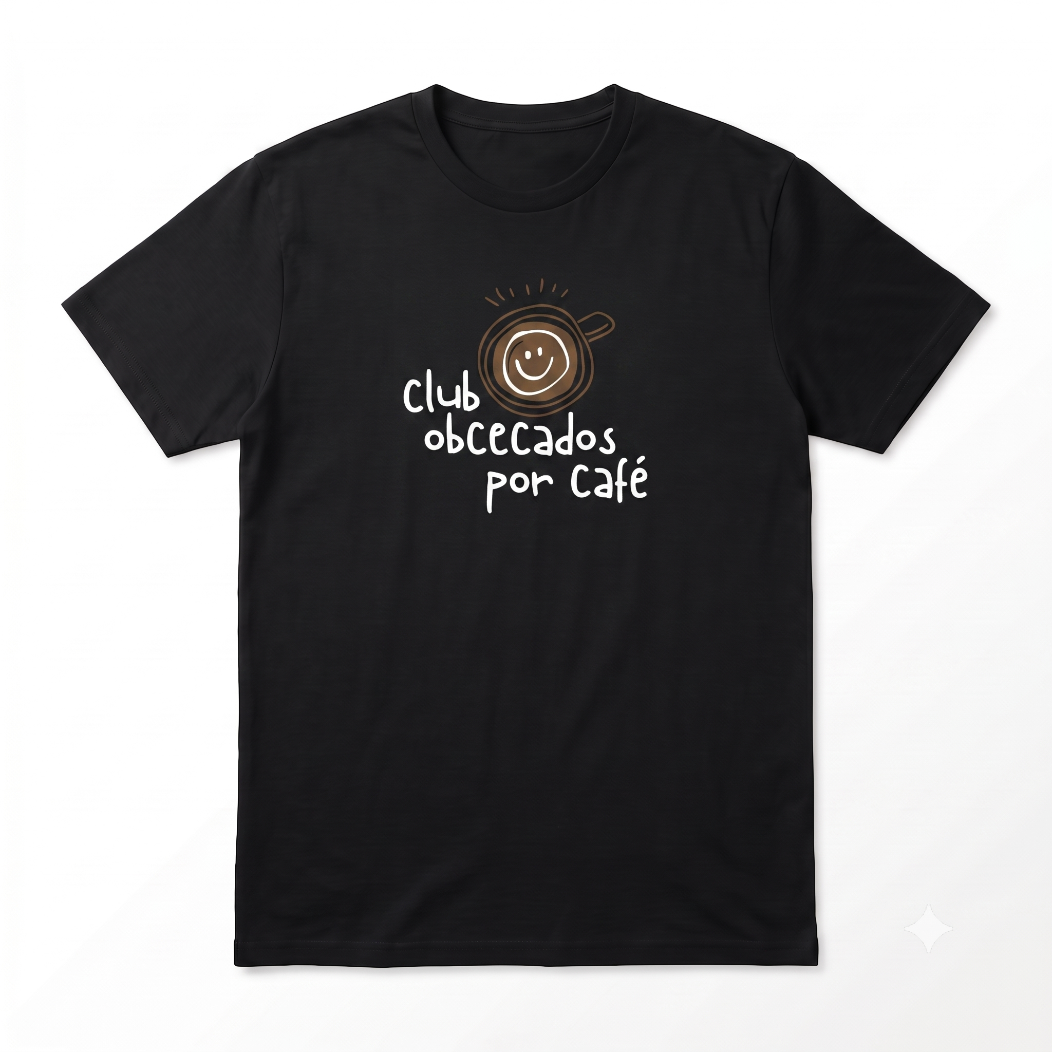 TSHIRT UNISEXO MODELO 'CLUB OBSECADOS POR CAFÉ'