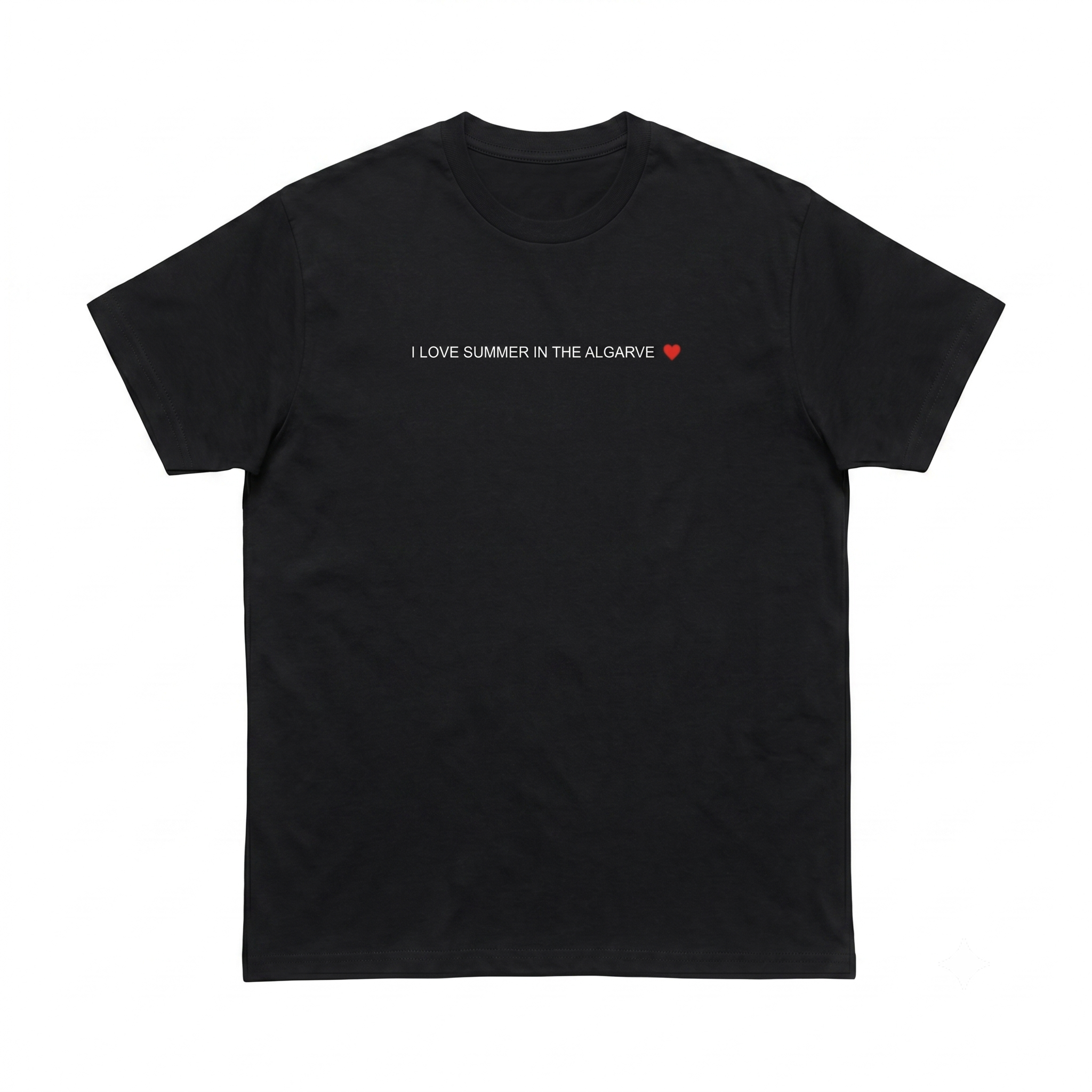TSHIRT UNISEXO MODELO "I LOVE SUMMER IN THE ALGARVE"