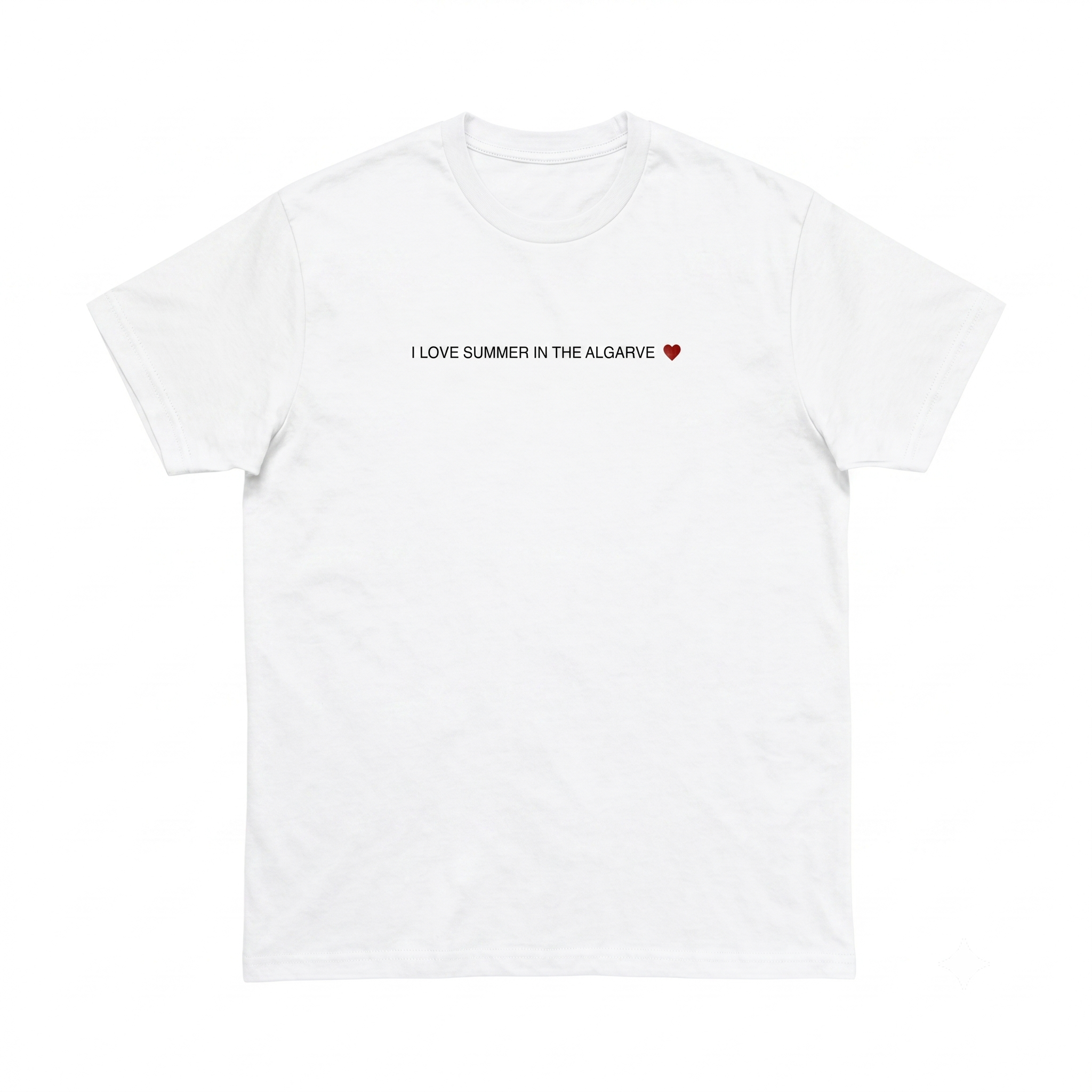 TSHIRT UNISEXO MODELO "I LOVE SUMMER IN THE ALGARVE"