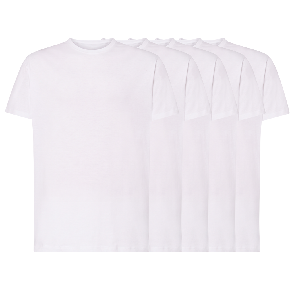 PACK 5 TSHIRTS UNISEXO PERSONALIZADAS - Envia o teu Design
